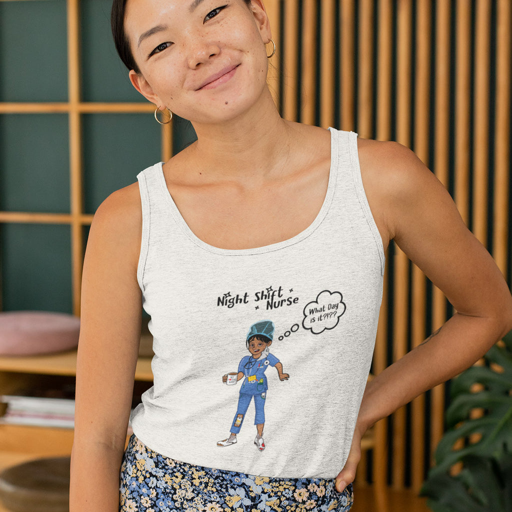 Funny Night Shift Nurse Tank Top