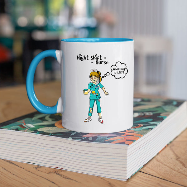 Nurse with Urine Cup Mug Premium Material Unique Festival Birthday