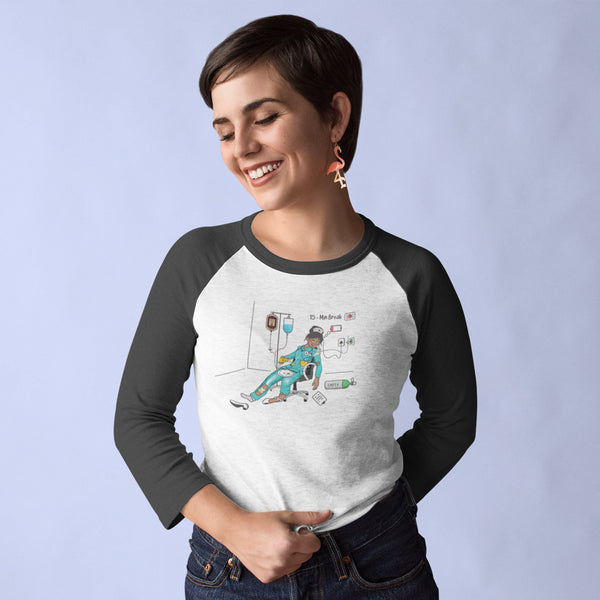 3/4 Sleeve Nurse Raglan Shirt