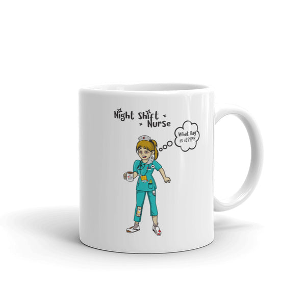 Funny Nurse Coffee Mug | White